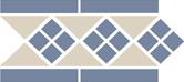 Topcer Octagon Corner LISBON with 1 strip (Tr.16, Dots 11, Strips 11) 21,5х21,5х15 