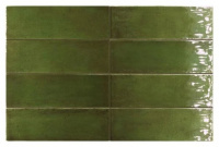 Плитка Equipe Fango Green Gloss 5×15